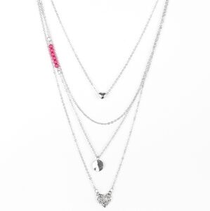 𝅺Gypsy Heart Pink Necklace Set